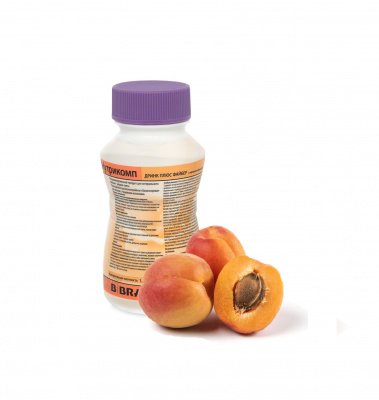 Нутрикомп Дринк Плюс Файбер с персиково-абрикосовым вкусом 200 мл. в пластиковой бутылке купить оптом в Владимире